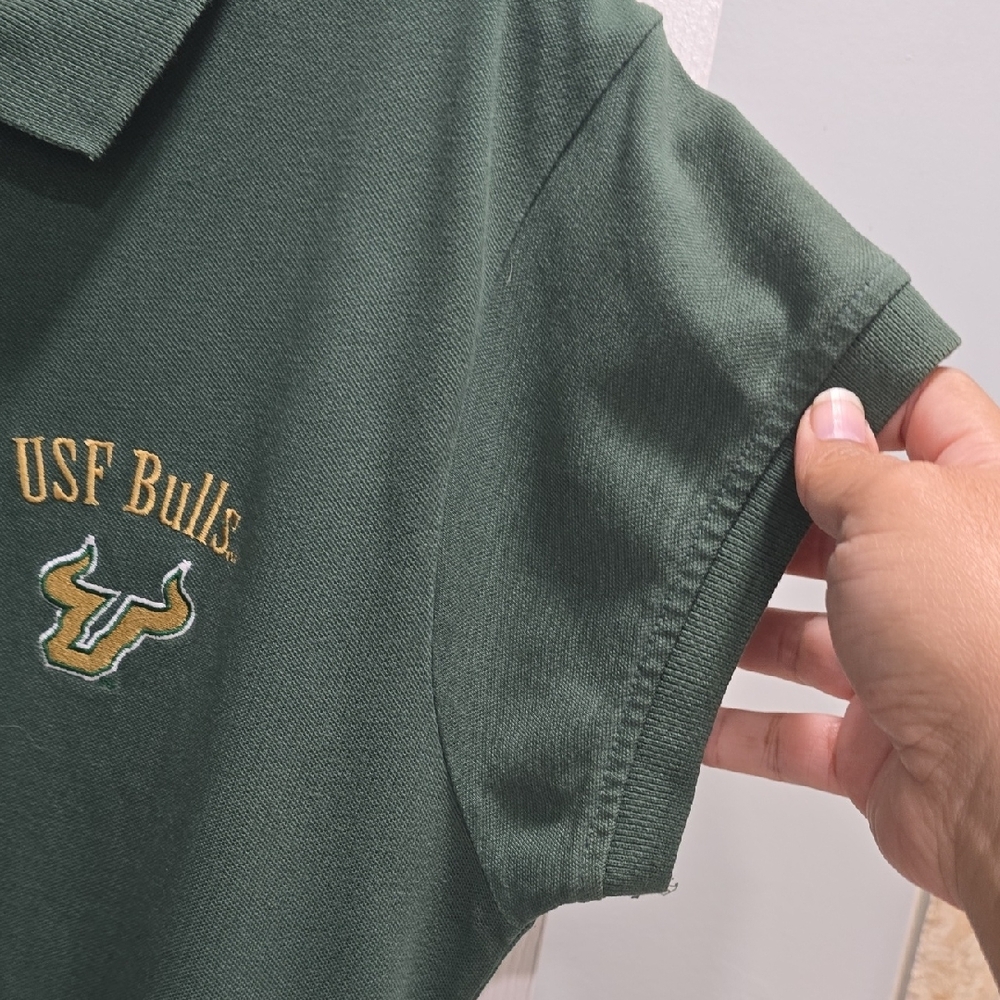 USF Bulls Green Polo Dress Size L - Picture 10 of 15